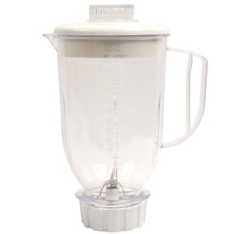 Vaso de licuadora Master tipo Hamilton redondo completo | Refacción y Repuesto para LICUADORA