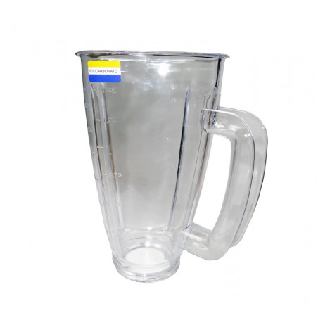 Vaso de licuadora tipo Moulinex policarbonato cristal | Refacción y Repuesto para LICUADORA