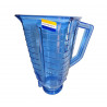 Vaso de licuadora tipo Oster® policarbonato azul grueso | Refacciones para LICUADORA