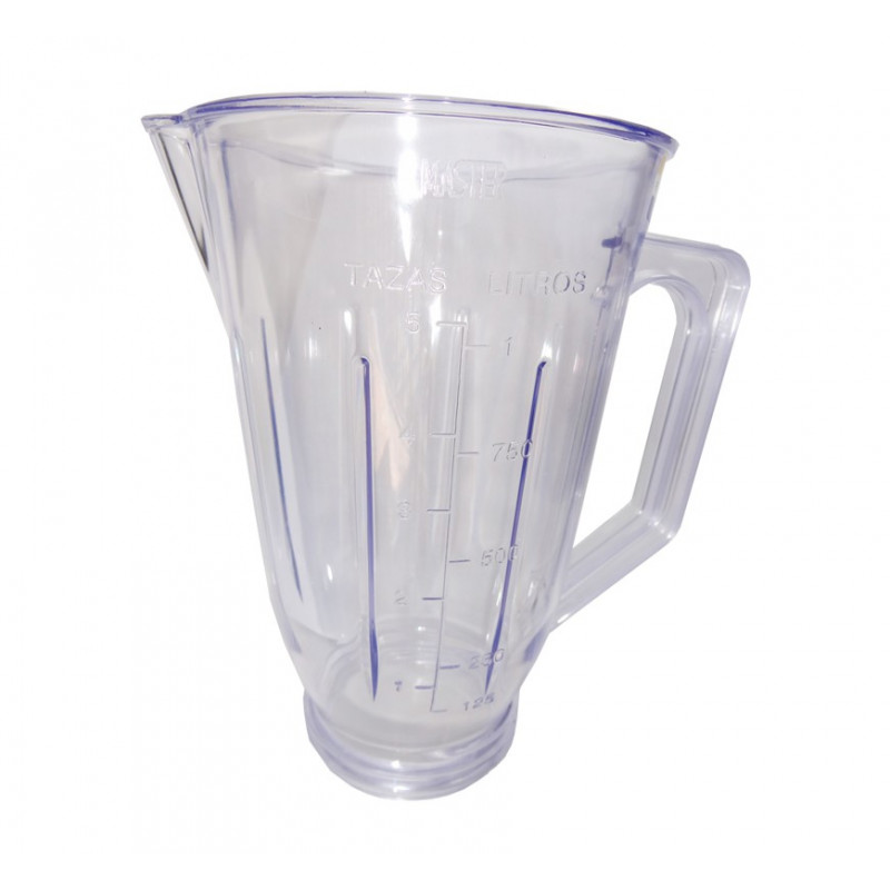 Vaso de licuadora Master tipo Man policarbonato cristal | Refacción y Repuesto para LICUADORA