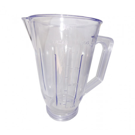 Vaso de licuadora Master tipo Man policarbonato cristal | Refacción y Repuesto para LICUADORA