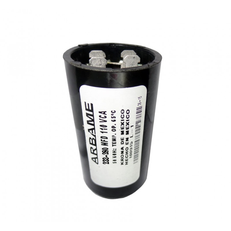 CAPACITOR ARRANQUE CHICO DE 1/2 HP. | Refacción y Repuesto para Lavadoras