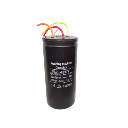 CAPACITOR 41.5+16-250 VCA | Refacción y Repuesto para Lavadoras