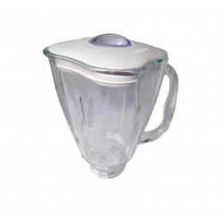 Vaso de licuadora de vidrio cube con tapa y copa | Refacciones para LICUADORA