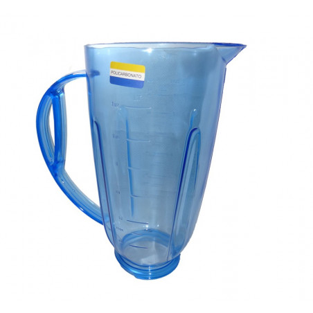 Vaso de licuadora tipo Black&Decker policarbonato azul entrada grande | Refacción y Repuesto para LICUADORA