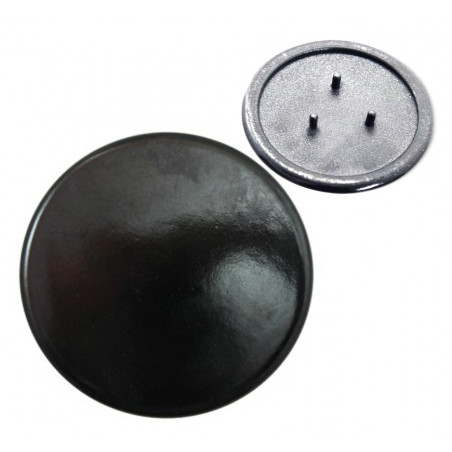 TAPA QUEMADOR 3 NEGRA | Refacción y Repuesto para Estufas