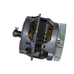 MOTOR REVERSIBLE CON POLEA METÁLICA RANURADA PARA BANDA ACANALADA | Refacciones para Lavadoras