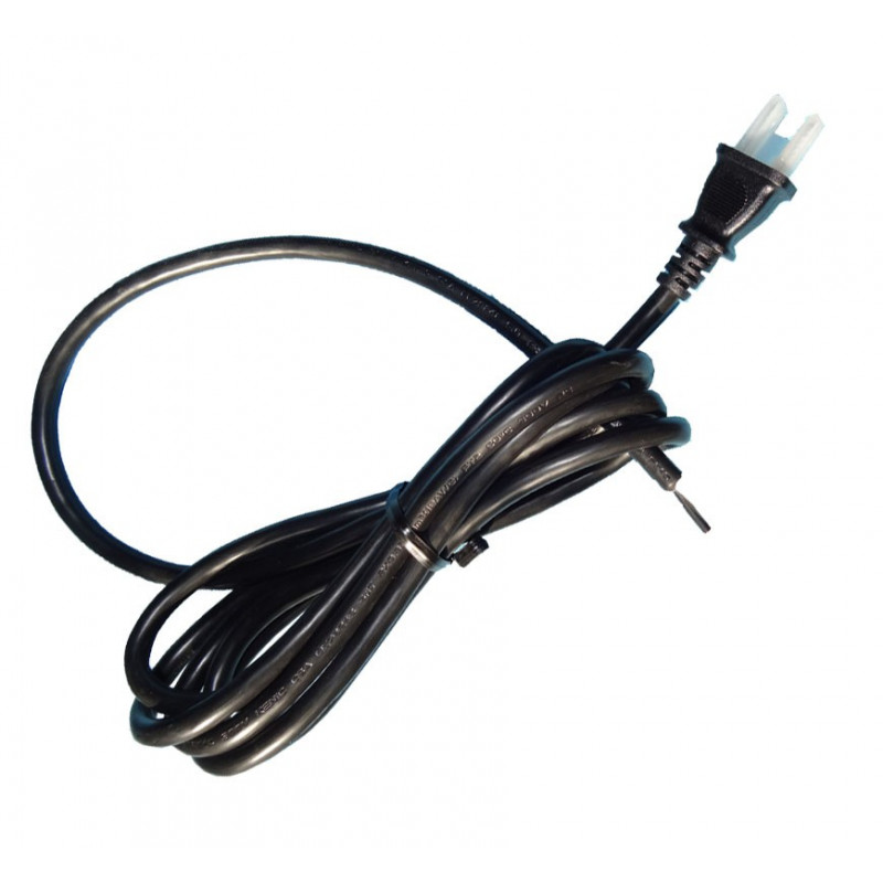 CABLE TIPO USO RUDO NEGRO 2.50 MTS HECH | Refacción y Repuesto para Lavadoras