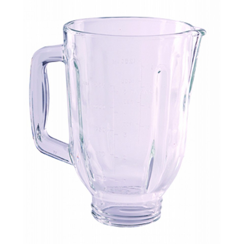 Vaso de licuadora de vidrio integral 1.5 lts. moderno | Refacciones para LICUADORA