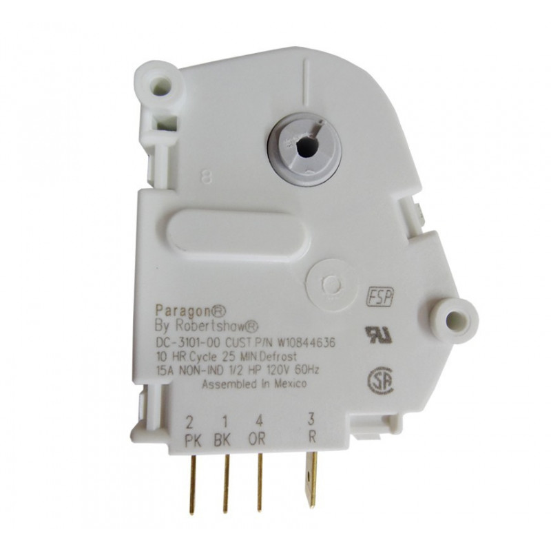 RELOJ DE DESHILO DE 10 HRAS WHIRLPOOL | Refacción y Repuesto para Refrigerador