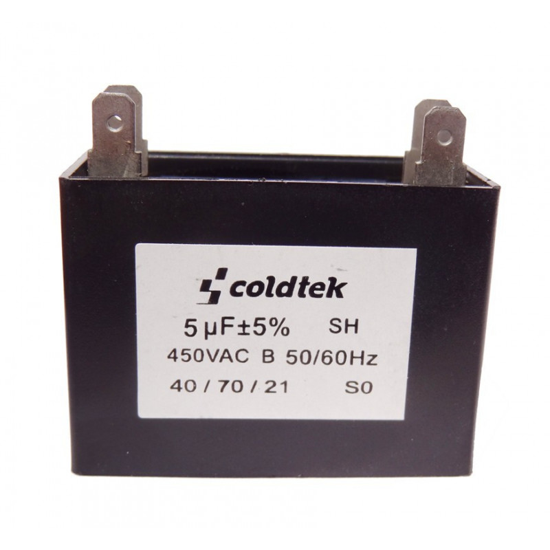 CAPACITOR CUADRADO 4 PINS 5UF 450V
