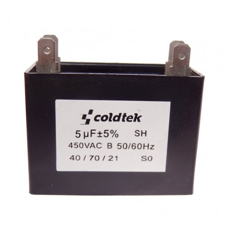 CAPACITOR CUADRADO 4 PINS 5UF 450V
