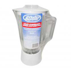 Vaso de licuadora de plástico armado Master tipo Man | Repuestos para LICUADORA