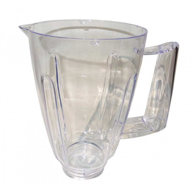 Vaso de licuadora Taurus con tope Isis plástico cristal. | Refacciones para LICUADORA