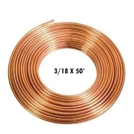 TUBO DE COBRE FLEX REF 3/8 9MMX50 15.24 | Piezas para Refrigerador