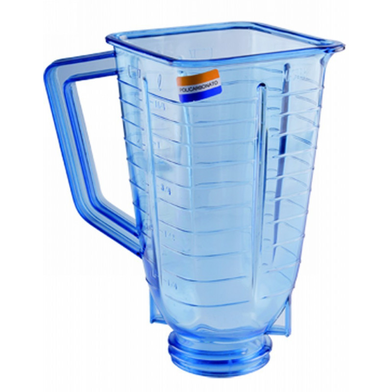 Vaso de licuadora tipo Oster® policarbonato azul grueso | Refacciones para LICUADORA