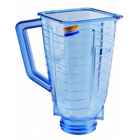 Vaso de licuadora tipo Oster® policarbonato azul grueso | Refacciones para LICUADORA