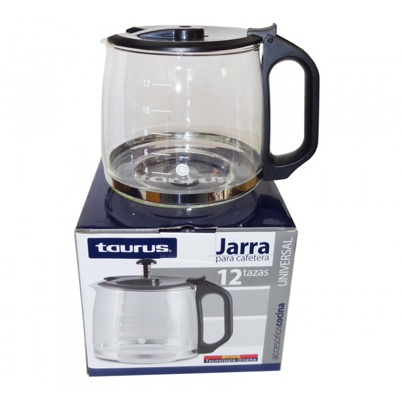 JARRA PARA CAFETERA UNIVERSAL 12 TAZAS CON ADAPTADOR