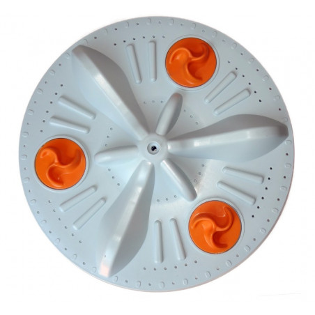 IMPULSOR AZUL CON PROPELA NARANJA 37.3 CM PARA LAVADORO | Refacción y Repuesto para Lavadoras