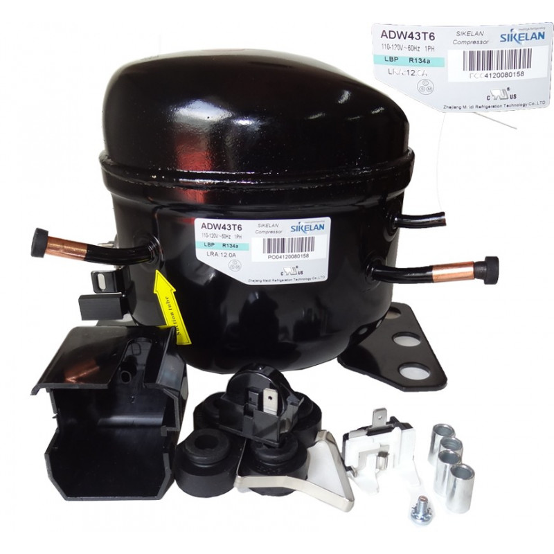 COMPRESOR 1/6 (USO DOMESTICO) SIK | Refacción y Repuesto para Refrigerador