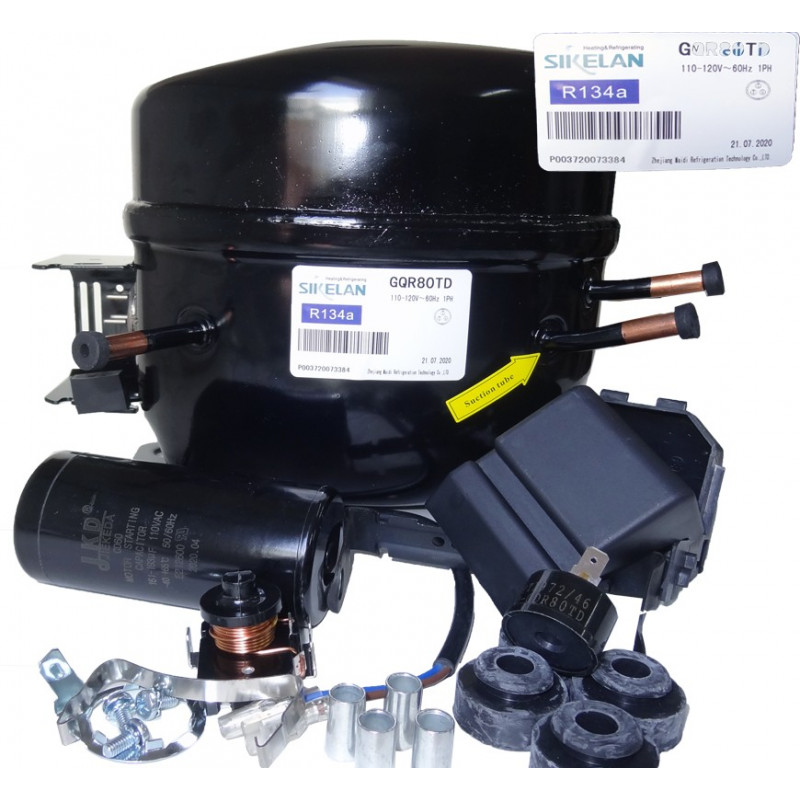 COMPRESOR 1/4 PESADO (USO COMERCIAL) SIK | Refacción y Repuesto para Refrigerador