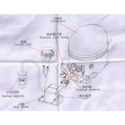 COMPRESOR 1/2 LIGERO (USO DOMESTICO) SIKELAN | Refacciones para Refrigerador