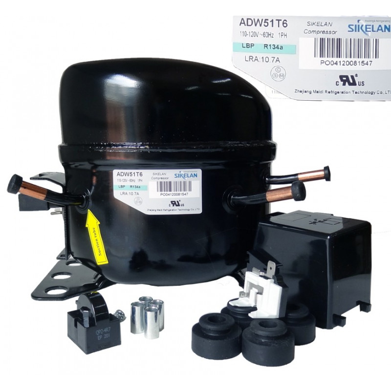 COMPRESOR 1/5 (USO DOMESTICO) SIKELAN | Refacción y Repuesto para Refrigerador