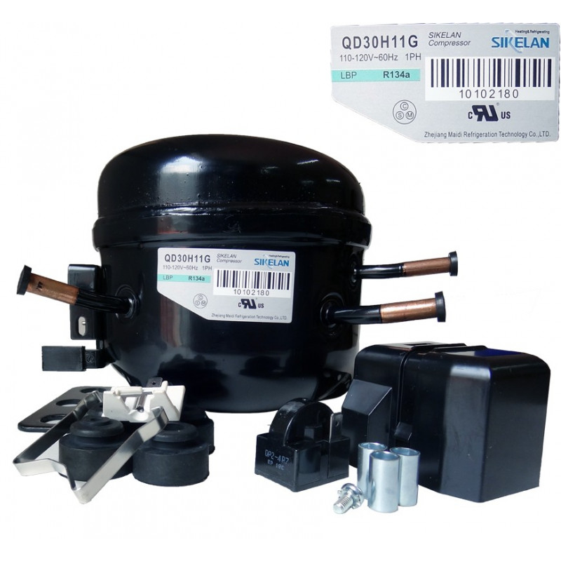 COMPRESOR 1/10 (USO DOMESTICO) SIKELAN | Repuestos para Refrigerador