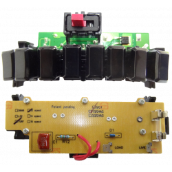 Teclado apagador 12 vel modelo flute | Piezas para LICUADORA