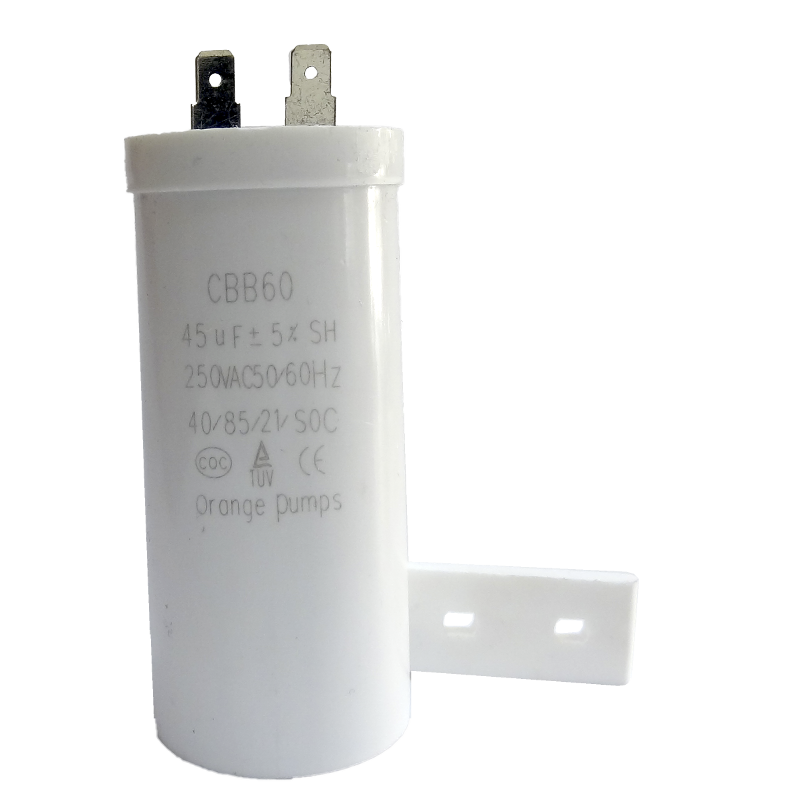 CAPACITOR 45 MFD CON PATA | Refacción y Repuesto para Lavadoras