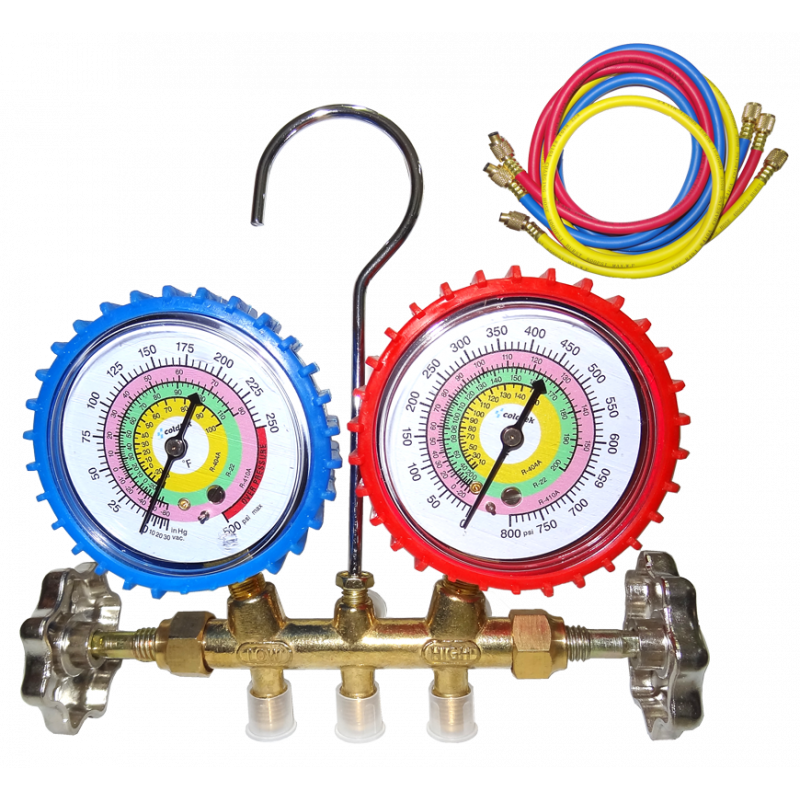 MANIFOLD PARA GAS R410A/R22/R404 MANG 60" | Piezas para Refrigerador