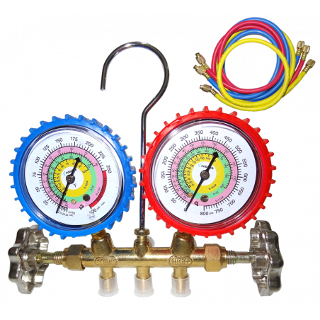 MANIFOLD PARA GAS R410A/R22/R404 MANG 60" | Piezas para Refrigerador