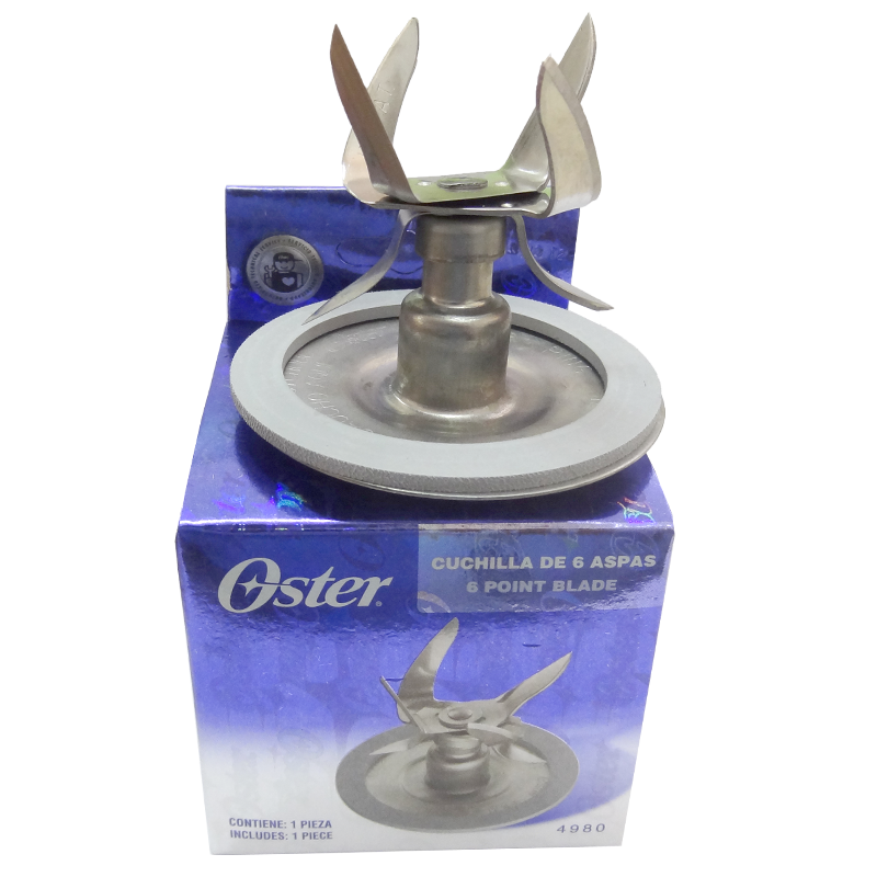 Cuchilla picahielo 6 aspas licuadora reversible Oster®® | Refacciones para LICUADORA