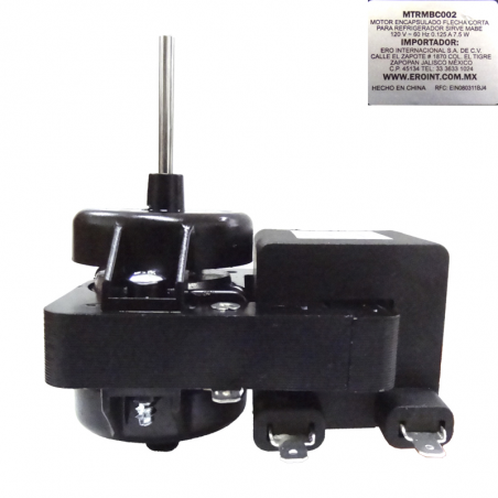 MOTOR ENCAPSULADO FLECHA CORTA TIPO ORIGINAL | Refacción y Repuesto para Refrigerador
