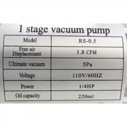 BOMBA DE VACIO 1/4 | Refacción y Repuesto para Refrigerador