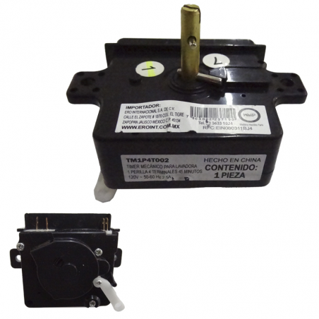 RELOJ MECANICO 1 PER.4 TER.45 MIN. | Refacción y Repuesto para Lavadoras