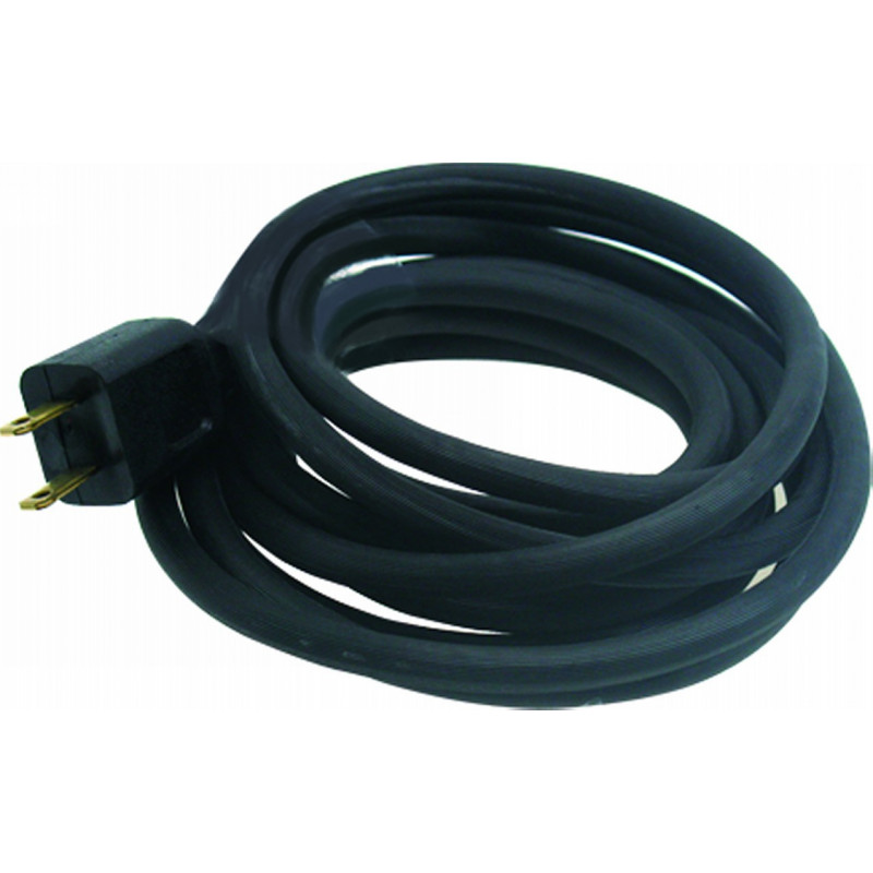 CABLE TIPO USO RUDO NEGRO 3 MTS HECHIZO | Refacción y Repuesto para Lavadoras