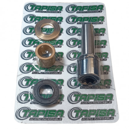 BASE D/VASO COMPLETO(BASE,EJE,RETEN,TAPADE RETEN,BUJE,ORING,ASPA)COMPATIBLE PDH,MIXER,BABENY,SANITARY | Refacción y Repuesto par