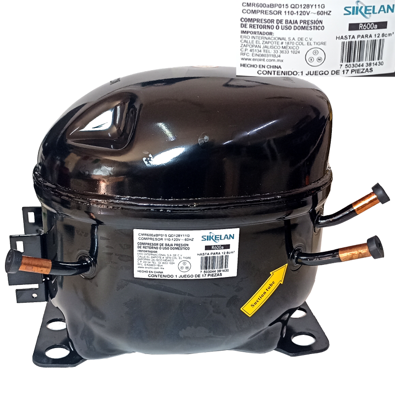 COMPRESOR PARA REFRIGERADOR  1/5 HP SIKELAN|Repuestos Refrigerador