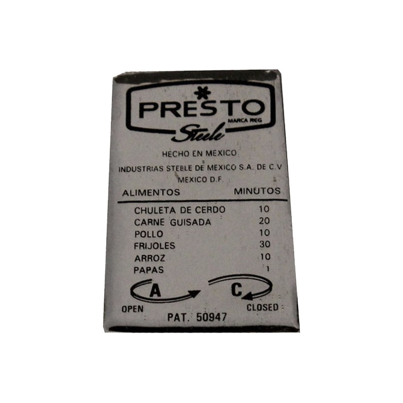 CALCOMANIA PRESTO POLIESTER