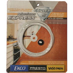 EMPAQUE, VALVULA DE SEGURIDAD Y EMPAQUE INTERLOCK 3-6-8 LTS. ORIGINAL | Piezas para Ollas Express