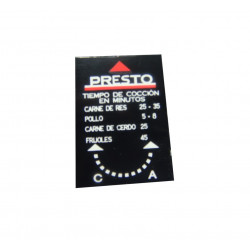 CALCOMANIA PRESTO | Refacciones para Ollas Express
