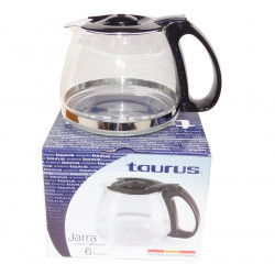 JARRA CAFETERA COFFEEMAX 6 TZS. TAURUS | Refacciones para Cafeteras